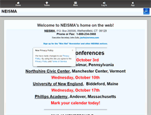 Tablet Screenshot of neisma.com